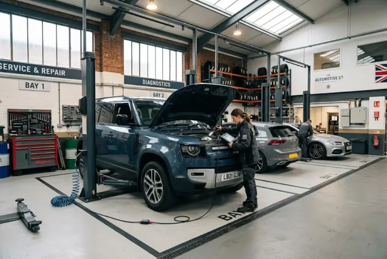 Auto Services: A Guide to Building a Successful Business Auto services business with technician working in a professional UK garage