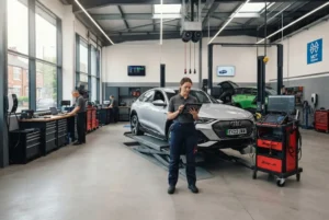 Automotive service business preparing for future vehicle technology