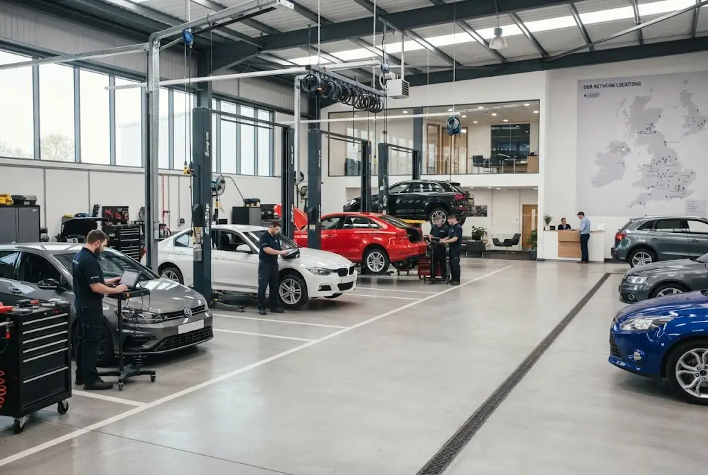 Auto services business scaling across multiple UK automotive workshop locations